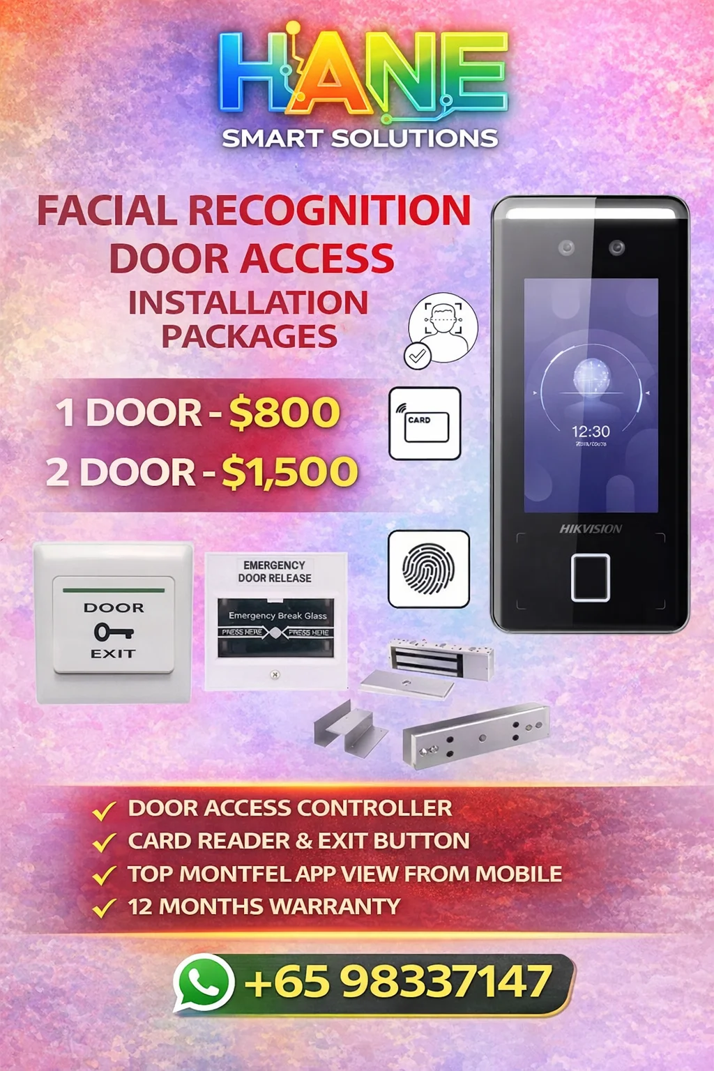 Hikvision Access Control System Singapore